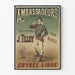 Póster vintage Embajadores J. Tilloy en París