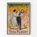 Póster vintage Trio Fleury Embajadores Campos Elíseos