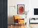 Decorative Poster of Profiles and Symbols of America