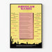 Decorative Poster American Names by Stephen Vincent Benét