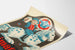 Póster vintage Animator Pschorr-Bräu Múnich para decoración de paredes