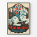 Póster vintage Animator Pschorr-Bräu Múnich para decoración de paredes
