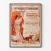 Póster antiguo de la 9a exposición industrial Antwerpens Rubenskring 1896