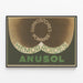 Póster vintage médico Anusol para hemorroides — cuadro enmarcado en la pared