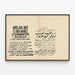 Political Poster Call to Jews and Arabs - Foil the Racialist Maneuvers — framed artwork on a wall