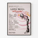 Póster vintage de música Aplauso con Lauren Bacall