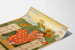 Póster Calendario de abril, mayo y junio con ilustración vintage floral
