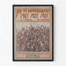 Póster musical vintage '¿Estamos desanimados? ¡No! ¡No! ¡No!' 1917