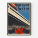 Vintage Poster Around the World with NYK Ocean Liner