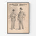 Póster vintage publicitario disfraz Kast Iron