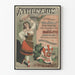 Póster vintage Athénaeum espectáculo velada variada