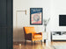 Póster vintage Nuestra bandera en la cima del mundo - Decoración mural patriótica