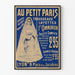 Póster vintage Au Petit Paris - Primera Comunión y Lencería en Lyon