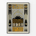 Vintage poster advertising letterpress and lithography printing inks