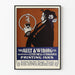 Póster vintage The Ault & Wiborg Co. Tinta de impresión