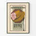 Vintage poster for ladies' hat exhibition