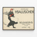 Póster de exposición Hans Baluschek Bellevue Strasse 16 Berlín — cuadro enmarcado en la pared
