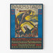 Póster de exposición artística vintage Darmstadt 1914 Mathildenhöhe