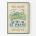 Póster Museo Galliera - Exposición Auteuil y Passy 1935