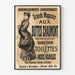 Vintage Poster of Large Department Stores at Buttes Chaumont Autumn-Winter 1881-82