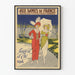 Póster vintage Aux Dames de France Castres Temporada de Verano 1914