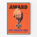 Póster vintage de propaganda 'Premio por hablar sin cuidado'