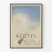 Vintage Azotyl advertising poster for states of malnutrition and deficiency