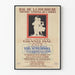 Póster vintage Baile de la piel 1930 Teatro Nacional de la Ópera