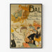 Vintage poster of the Unbreakables' Ball at the Paris Casino 1896