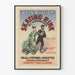 Vintage poster Bals Bullier Skating Rink of Luxembourg
