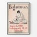 Póster vintage 'Boekennieuws' edición L.J. Veen Ámsterdam