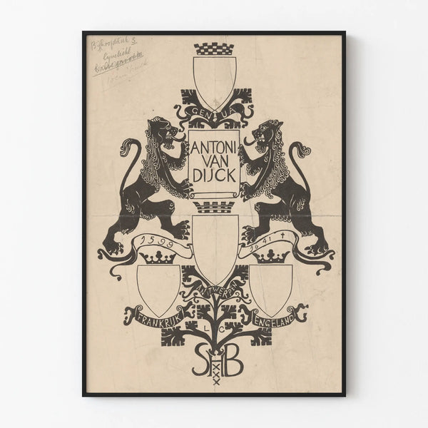 bandontwerp-voor-m-c-nieuwbarn-antoon-van-dijck-de-mensch-en-de-meester-twintig-photogravures-naar-zijne-meest-beroemde-werken-1903