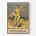 Póster vintage Banco Privada – Préstamo de la Reconstitución