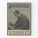 Póster vintage Barrie's Sentimental Tommy para Scribner's