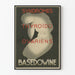 Póster vintage médico Síndromes Tiroideo-Ovarianos Basedowine