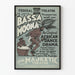 Póster vintage del Teatro Federal - Bassa Moona