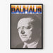Póster mural de arte Bauhaus retrato gráfico