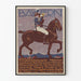 Vintage Bayern Cavalier and Horse Poster