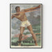 Poster Bé-Dul-Cé Athlete in Javelin Throw