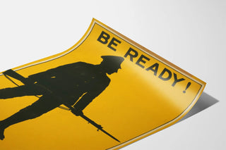 Vintage military poster "Be Ready! Join Now"