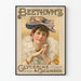 Póster vintage Beetham's Glicerina y Pepino para decoración de pared
