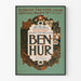 Vintage Poster Ben-Hur Illinois Theatre Chicago Depot