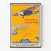 Póster vintage de aviación suiza - Utiliza la vía aérea