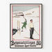 Póster vintage de la Exposición de Bergen 1910 Deporte y Turismo