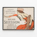 Póster de la exposición de la Secesión de Berlín mayo-octubre de 1900 — cuadro enmarcado en la pared