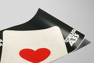 Berliner Theater Heart Decorative Minimalist Poster — artwork view