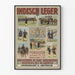 Póster de reclutamiento militar Indisch Leger 1909 vintage