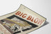 Póster vintage Big Blow – Teatro Maxine Elliott's, Nueva York