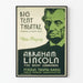 Póster vintage de teatro Big Tent - Abraham Lincoln