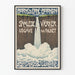 Decorative poster Waterfall Bjornstjerne Bjornson